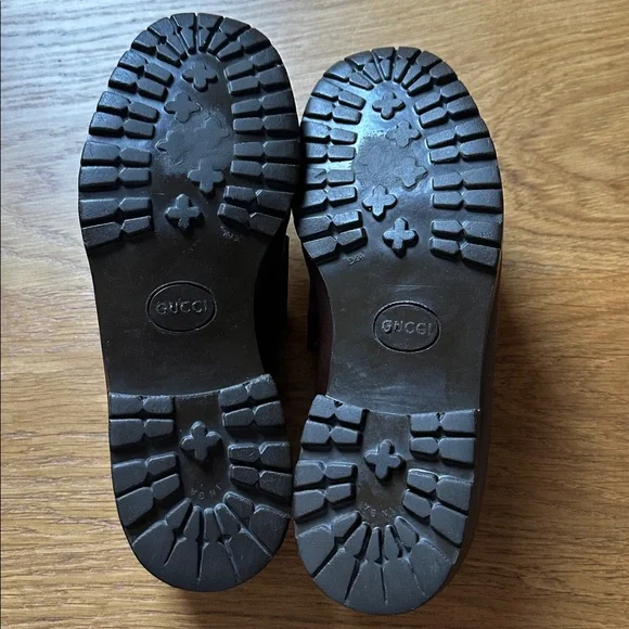 GUCCI Men’s 1955 Horsebit Accent Leather Dress Loafers - Picture 3 of 3